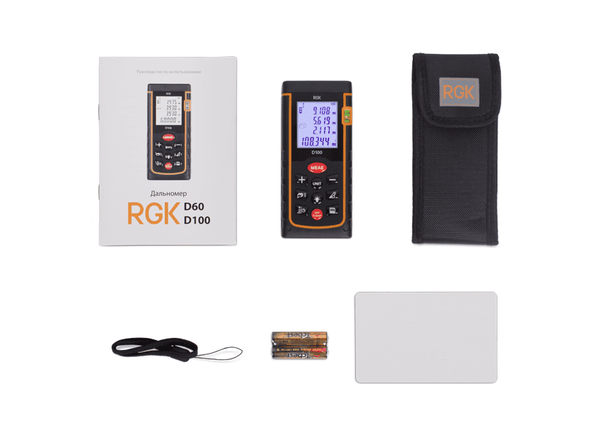 Поверка дальномера лазерного RGK D120 35